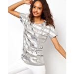 Love this striped hologram shirt-$17